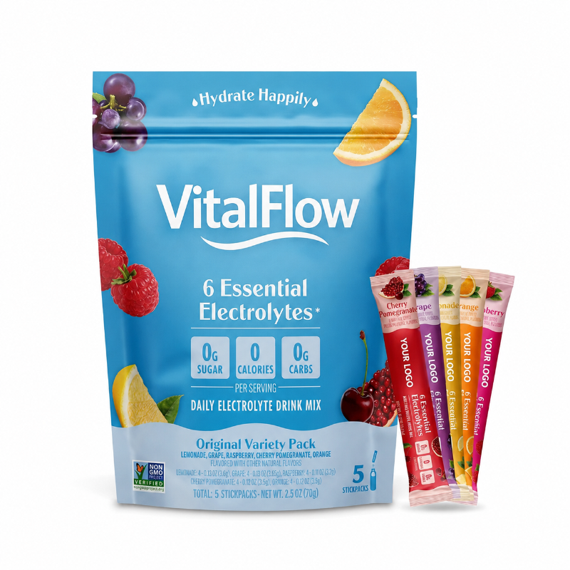 VitalFlow Electrolyte Hydration Packets